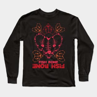 Fish Bone Hearts Long Sleeve T-Shirt